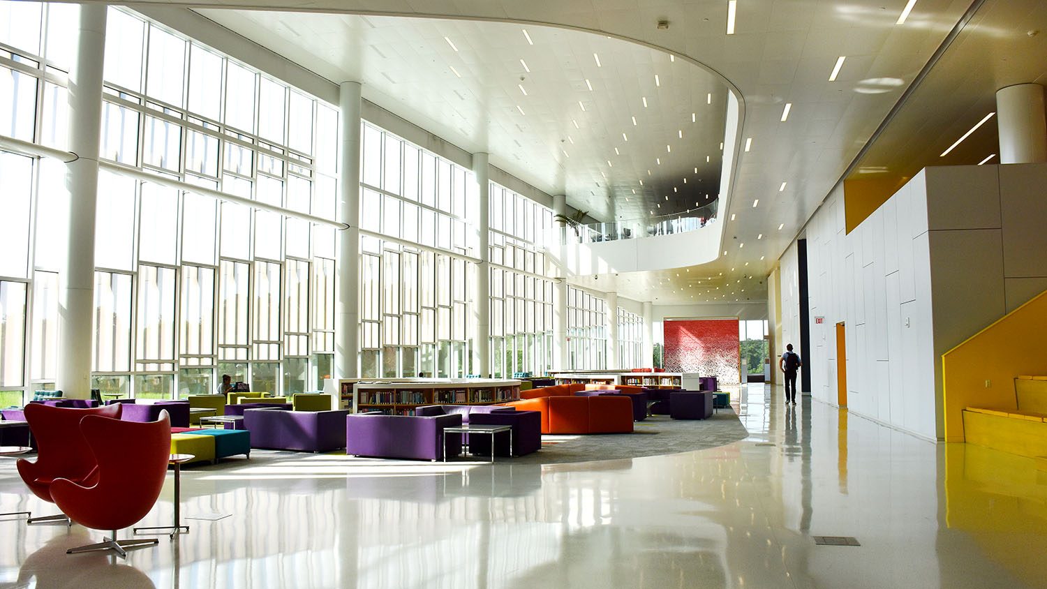 Hunt Library garden reading room from the entrance